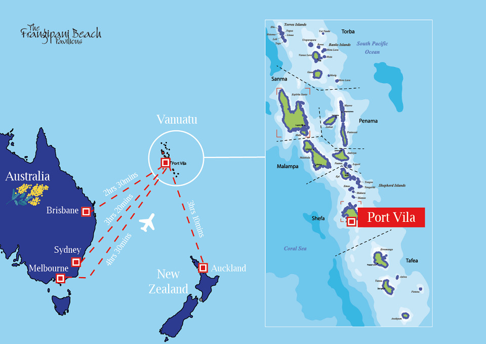The Frangipani Beach Pavilions Vanuatu
